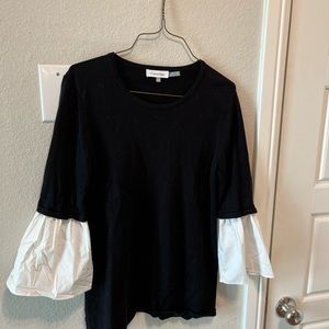 Women’s Calvin Klein black dress shirt